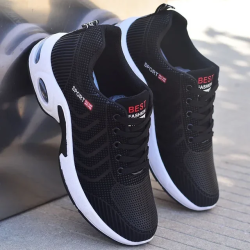 Lightweight Casual Sport Sneaker black