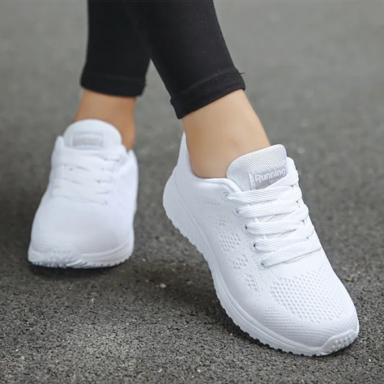 Lightweight Casual Sport Sneaker WHITE Lightweight Casual Sport Sneaker WHITE
